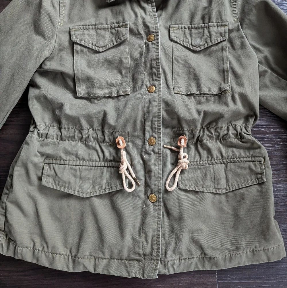Levi’s Olive Green Field Jacket Small Utility Indie Sleaze Grunge Punk